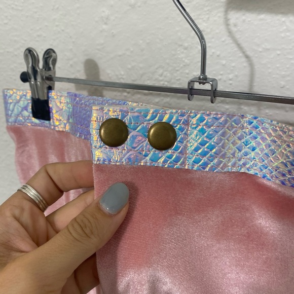 Jackalope Land velvet, beaded and jeweled bottoms sz M - Picture 4 of 7